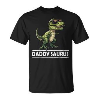 Daddy T Rex Dinosaur Daddy Saurus Family Matching T-Shirt - Monsterry CA