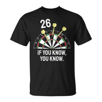 Dart Hobby 26 Dartboard Darts T-Shirt - Thegiftio UK