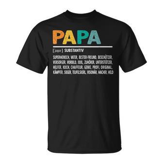 Definition Papa Besterater Der Welt S T-Shirt - Geschenkecke