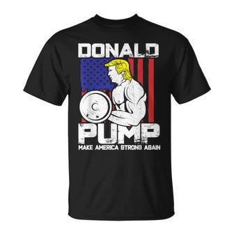 Donald Trump Weight Lifting Workout Gym T-Shirt - Monsterry UK