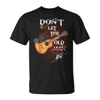 Don't Let The Old Man In Vintage Guitar Country Music T-Shirt - Seseable