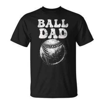 Fathers Day Baseball For Dad T-Shirt - Seseable