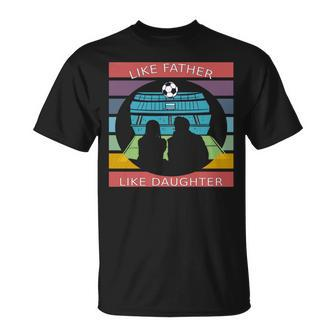 Fathers Day Football Dad And Daughter Player Dad T-Shirt - Monsterry AU