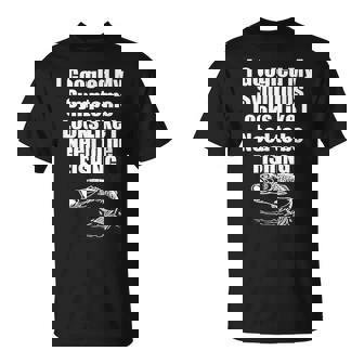 Fishing I Googled My Symptoms Looks Like I Need T-Shirt - Monsterry