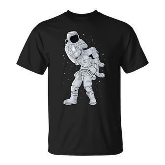 Galaxy Bjj Astronaut Flying Armbar Jiu-Jitsu Brazilian T-Shirt - Monsterry CA