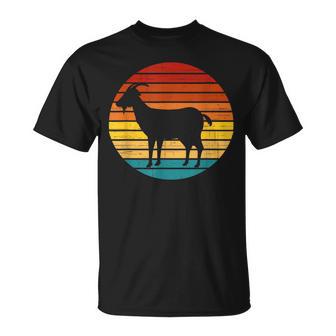 Goat Lover Retro Vintage Animal Goats Lovers T-Shirt - Monsterry DE