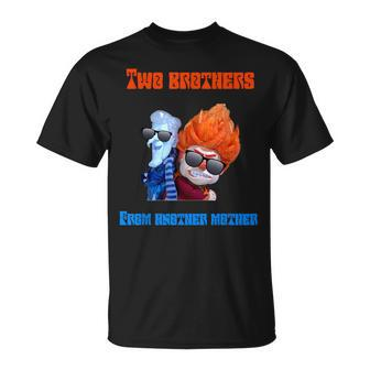 Hot And Cold Weather Miser Brothers Novelty T-Shirt - Monsterry