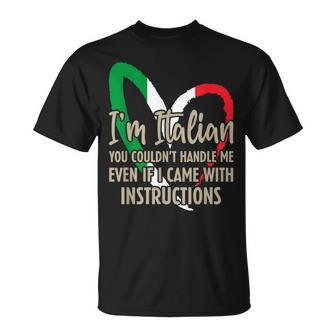 Italian Sayings Im Italian T-Shirt | Mazezy AU
