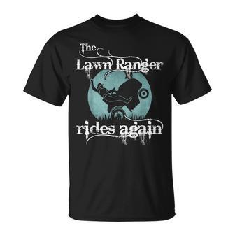 Lawn Mowing The Lawn Ranger Rides Again T-Shirt - Monsterry UK