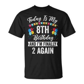 Leap Year Birthday Leap Day 8 Years Old Leapling T-Shirt | Mazezy