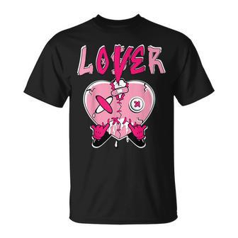 Loser Lover Pink Drip Heart Matching For Women T-Shirt - Monsterry DE