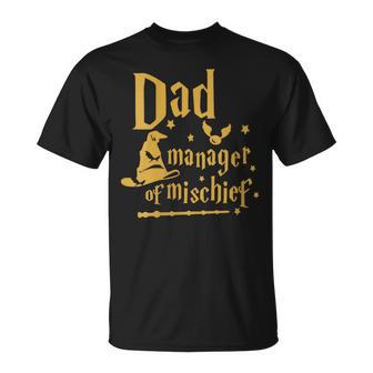 Magical Dad Manager Of Mischief Father's Day T-Shirt - Thegiftio