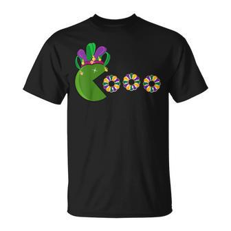 Mardi Gras Hat Eating King Cakes Mardi Gras T-Shirt - Monsterry