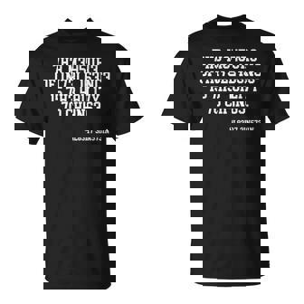 The Measure Of Intelligence Is The Ability To Change T-Shirt | Seseable CA
