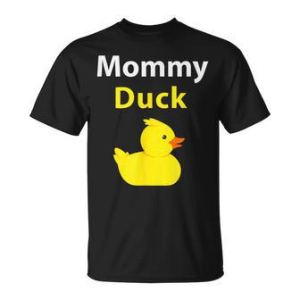 Mommy Duck Rubber Duck Mom T-Shirt - Monsterry DE