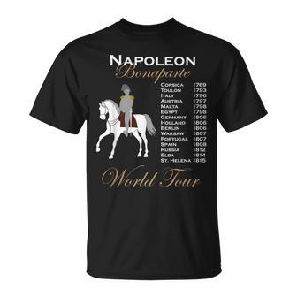 Napoleon Bonaparte History World Tour Timeline T-Shirt - Monsterry AU