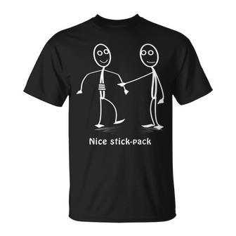 Nice Stick-Pack Stickman Costume Stick Figure T-Shirt - Monsterry CA