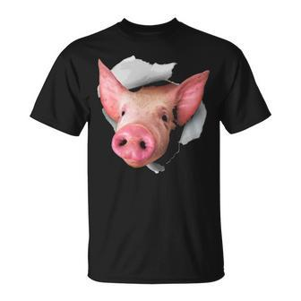 Pig Lover Farm Animal Pig T-Shirt | Mazezy