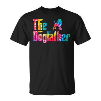 Poodle Dogfather Tie Dye Father's Day T-Shirt - Monsterry DE