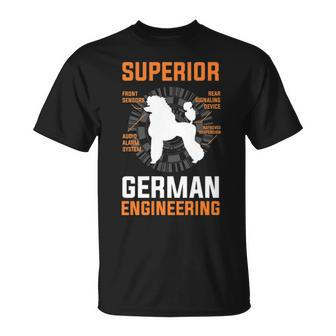 Poodle Lover Superior German Engineering T-Shirt | Mazezy UK