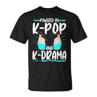 Powered By K-Pop And K-Drama Oppa Idols Bias Korean T-Shirt - Monsterry