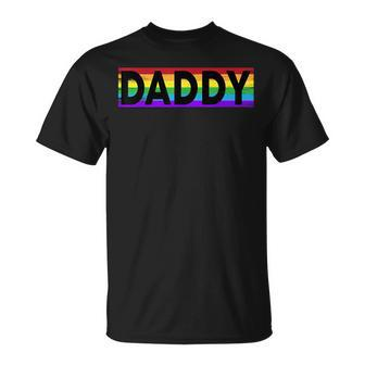 Pride Daddy Proud Gay Lesbian Lgbt Father's Day T-Shirt - Monsterry CA