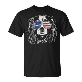 Proud Cavalier King Charles Spaniel Patriotic Dog T-Shirt | Mazezy