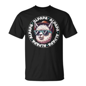 Pun Alpapa Alpaca Llama Lover Papa Father's Day T-Shirt - Thegiftio UK
