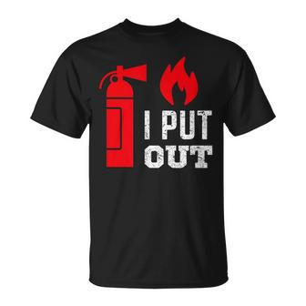 I Put Out Fireman Fireman For Men T-Shirt - Monsterry