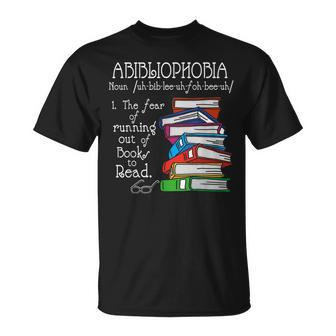 Reading S Abibliophobia T- Bookworm For Women T-Shirt - Thegiftio UK