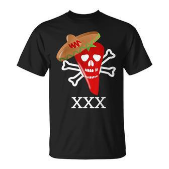 Red Hot Chili Ghost Pepper Food Humor T-Shirt - Monsterry DE