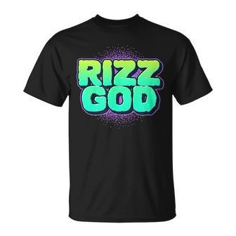 Rizz Rizzler Rizz God Slang Meme Trending Social Media T-Shirt - Monsterry DE