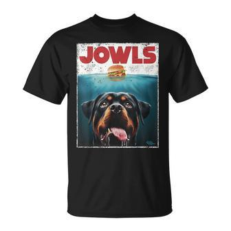 Rottie Rottweiler Jowls Burger Giant Tank Dog Mom Dad T-Shirt - Monsterry