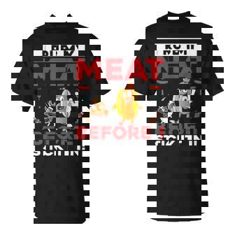 I Rub My Meat Before I Stick It In Summer Bbq T-Shirt - Thegiftio