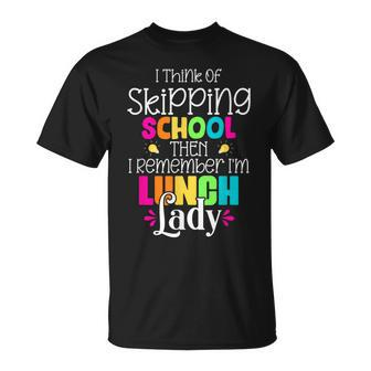School Lunch Lady Cafeteria Lady Lunchroom Ladies T-Shirt - Thegiftio UK