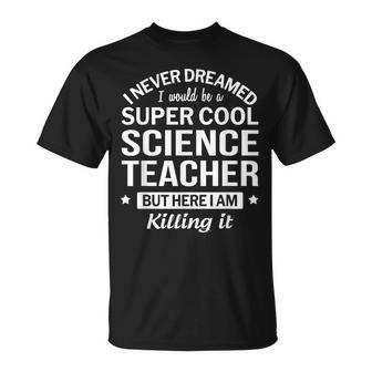 Science Teacher School T-Shirt - Monsterry UK