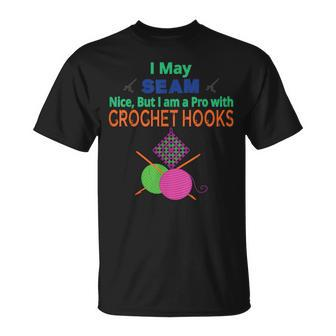 Sewing Quilting Crocheting Sew Quilt Crochet Idea T-Shirt - Monsterry AU