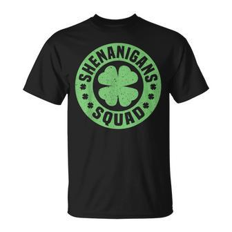 Shenanigans Squad Happy St Patrick's Day Outfit T-Shirt - Monsterry UK