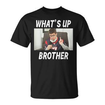Sketch Streamer Whats Up Brother Meme T-Shirt - Seseable