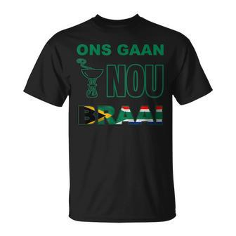 South African Braai Rugby Fan Sa Flag T-Shirt - Thegiftio UK