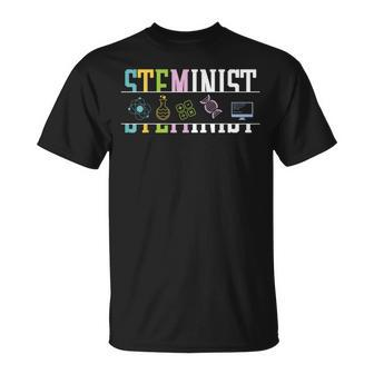 Steminist Steminism Physics Science T-Shirt - Monsterry