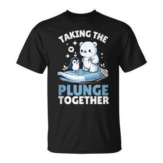Taking The Plunge Together Polar Bear Plunge T-Shirt - Monsterry DE