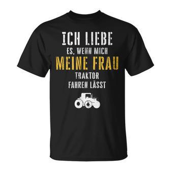 Tractor Fan Ich Liebe Meine Wrau T-Shirt - Geschenkecke