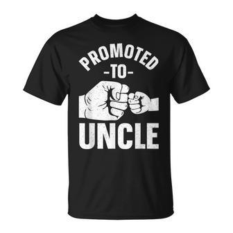 Uncle For Daddy Dad Boys Promoted To Uncle T-Shirt - Seseable