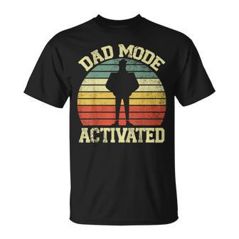 Vintage Dad Mode Activated Father's Day T-Shirt - Monsterry