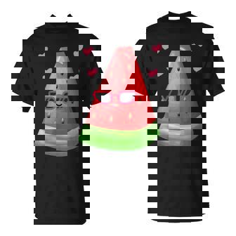 Watermelon Wearing Sunglasses Fruit Lover Summer T-Shirt - Thegiftio UK