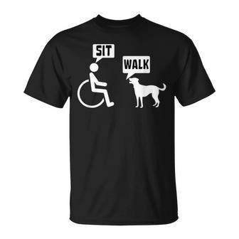 Wheelchair Humor Joke For A Disability In A Wheelchair T-Shirt - Seseable