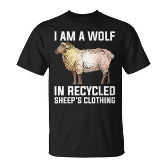 Wolf In Sheep Clothes Farmer Sheep Lover T-Shirt - Monsterry CA