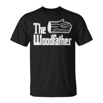 The Woodfather Fathers Day Woodworker Carpenter Dad T-Shirt - Monsterry DE