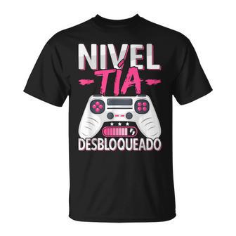 Futura Tía Nivel Tia Desbloqueado Anunciar Embarazo Camiseta unisex - Regaloses